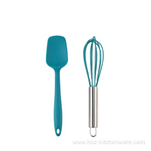 2-Piece Silicone Whisk and Spatula Set